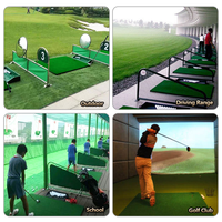 Tapis de frappe de qualité professionnelle pour practice de golf, gazon artificiel portable pour entraînement de chipping, aides à l'entraînement de golf, simulateur de golf GP