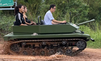 Mini véhicule électrique amphibie à chenilles en caoutchouc pour adultes, type char, buggy de neige, chariot tout-terrain