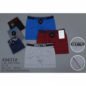 Mutandine da uomo senza cuciture Boxer di media altezza XXL traspirante in fibra di bambù tessuto in seta a vita semplice Bikini - Product Image 1