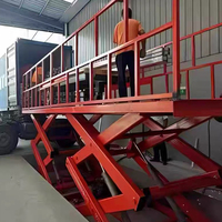 Plateforme élévatrice à ciseaux hydraulique stationnaire Eterlift, plateforme de déchargement pour marchandises lourdes, entrepôt d'usine
