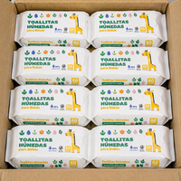 Toallitas Húmedas para Bebé OEM, 99% Agua Pura, Hipoalergénicas, Sin Alcohol, Suaves, Orgánicas, Naturales, Proveedor con Suministro de Fábrica