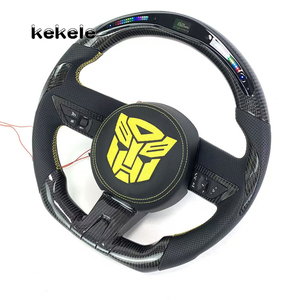 Roda kemudi LED untuk Chevrolet Camaro, roda kemudi LED Corvette C6 C7 C8 Cruze SS ZL1 2010-2019, mendukung kustomisasi - Product Image 4