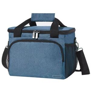 Cooler Lunch Bag Waterproof, Thermal Food Case, Insulated Bags With Adjustable Shoulder Strap, Picnic, Hiking - Product Image 2