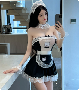 Ecowalson Costume da Cameriera alla Moda, Abbigliamento per Cosplay, Lingerie per Giochi di Ruolo Femminili - Product Image 2