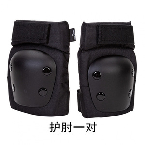 Équipement de protection pour le patinage à roulettes pour adultes et enfants, ensemble de six pièces, genouillères, coudières, protège-mains, absorption des chocs, ajustement universel - Product Image 2