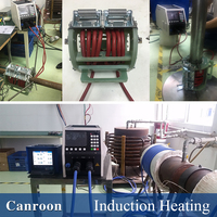 Máquina de tratamiento térmico de inducción portátil, 10kw, 20kw, para soldar piezas de chaqueta marina