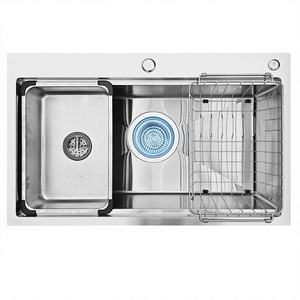 Évier de cuisine simple en acier inoxydable 304, fait main, brossé, qualité commerciale, du Vietnam, prix abordable - Product Image 1