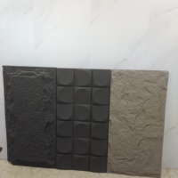 Nouveau matériau PU Folio rock pierre panneau mur Faux polyuréthane pierre panneau 3D panneau mural
