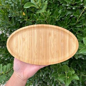 Snoopy And <b>Brothers</b> Bamboo Oval Tray For Fruit Dessert Serving Home Decorative Tray - Product Image 3