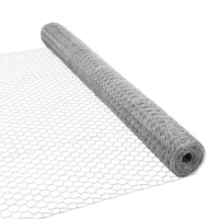 Grillage hexagonal en fil galvanisé et recouvert de PVC/PE pour élevages avicoles