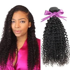 Afro Kinky Xoăn Trinh Nữ Tóc Bó Weave Bán Buôn Trinh Nữ Tóc Nhà Cung Cấp, Chưa Qua Chế Biến Lớp Biểu Bì Phù Hợp Brazil Tóc Con Người