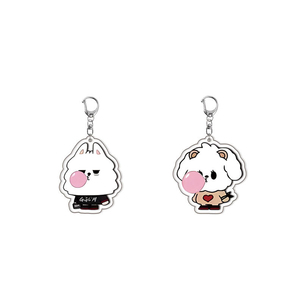 Llavero de acrílico de la serie Idol Image de Spot Wholesale con imágenes de Soobin (Y), Eonjun Beo (M) y Kyu, colgante animado y lindo, recuerdo. - Product Image 4