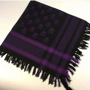 Pañuelos Árabes Cortavientos con Calaveras, Shemagh Musulmán, Hiyab Táctico del Desierto, Pañuelo Multifunción 100% Algodón - Product Image 3