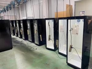 Réfrigérateur commercial vertical pour boissons CE ROHS, vitrine à porte vitrée, refroidisseur de boissons, approvisionnement direct usine SC350, sans givre, Opera - Product Image 6