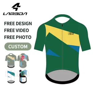 लैमेडा 2024 ग्रीष्मकालीन ओईएम पुरुष महिला बाइक वियर शर्ट फ्री डेसन फ्री वीडियो एंट्री लेवल कस्टम साइक्लिंग जर्सी