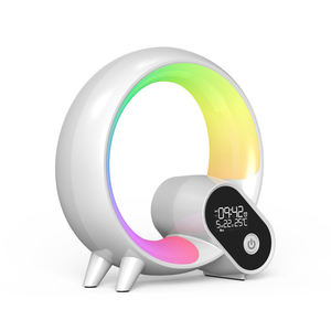นาฬิกาปลุกอัจฉริยะพร้อมไฟ LED ปลุกตื่นด้วยเสียง White Noise ลำโพงบลูทูธ ควบคุมผ่านแอพ ปรับความสว่างได้ ใช้เป็นโคมไฟตั้งโต๊ะข้างเตียง - Product Image 3