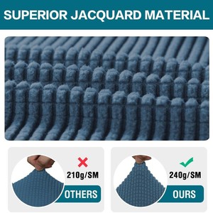 Guantes <span class=keywords><strong>de</strong></span> sofá elásticos a cuadros <span class=keywords><strong>de</strong></span> piña lavables, cubierta protectora <span class=keywords><strong>de</strong></span> tela antisuciedad gruesa <span class=keywords><strong>de</strong></span> Color sólido antideslizante para <span class=keywords><strong>Amazon</strong></span> - Product Image 2