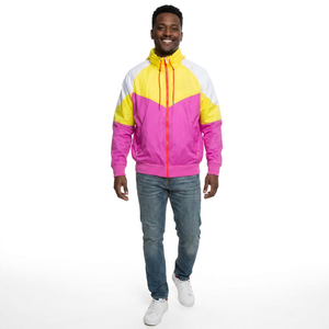 2026 <b>Men's</b> Waterproof <b>Half</b> <b>Zip</b> Pullover Windbreaker <b>Jacket</b> 100% Polyester with Custom OEM Logo Embroidery Front Logo Placement - Product Image 1