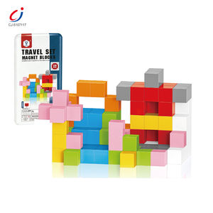 Juego de Cubos Magnéticos Chengji <span class=keywords><strong>2x2</strong></span> para Viaje, 120 Piezas, Bloques Magnéticos en Caja Metálica, Cubos Magnéticos de Colores para Construir - Product Image 1