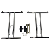Pieds de table pliants de haute qualité pour buffet, en fer forgé, robustes et résistants, pour usage commercial