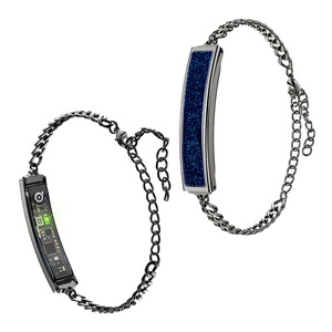 B6 Smartwatch Non Screen Health Tracker for Ladies Men <b>Couples</b> Heart Rate Blood Oxygen Monitor 5ATM Waterproof Ultra Thin Design - Product Image 1