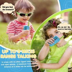 Walkie Talkies para Niños de 3 a 12 Años, 22 Canales, Radio Bidireccional, Alcance de 1 a 3 Millas, para Actividades al Aire Libre, Camping y Senderismo - Product Image 6