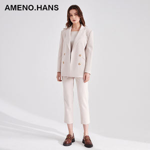 Camicie formali e pantaloni donna <span class=keywords><strong>blazer</strong></span> due pezzi Set <span class=keywords><strong>blazer</strong></span> donna - Product Image 4