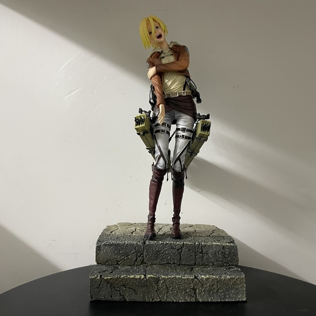 Attack Titan Annie Leonhart Anime PVC Trendy Toys Birthday Gifts Merchandise GK Action Figure Model Decorative Display Piece