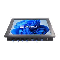 Écran LCD tactile en acier inoxydable étanche, 15 ",17",19 ",21",24 ",32",55 "entièrement IP65/IP66/IP67