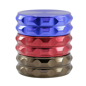 Parte 2 aviones mecanizado CNC de mano de aluminio aplastar Herb grinder raspador incluyen - Product Image 3