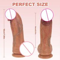 Dildo Enorme de 13 Pulgadas, Dildos Extra Grandes de 2.83 Pulgadas de Diámetro con Fuerte Ventosa, Juguete Sexual para Adultos, Dildos Anales Gigantes