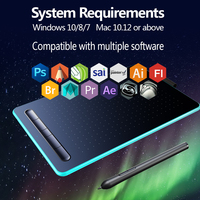 Meilleure vente tablette graphique sans fil passive tablette d'écriture électronique avec fonction de contrôle de l'inclinaison pour styliste et étudiant