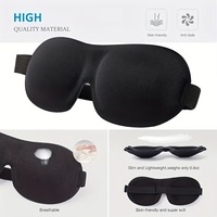3D tanpa hidung OEM/ODM masker tidur Perpanjangan bulu mata katun untuk mandi uap dan postur perlengkapan kesehatan mata tidur