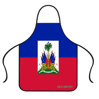 Tablier de cuisine avec drapeau réplique de la République Dominicaine pour hommes et femmes, idéal pour la maison, la cuisine, la restauration, les chefs, les grillades, les bistrots, la pâtisserie et le barbecue