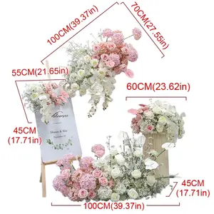 Flores de Hortensia Artificiales YOPIN, Hechas a Mano, Estilo Moderno, Color Azul, para Pascua, Bodas, San Valentín - Product Image 6