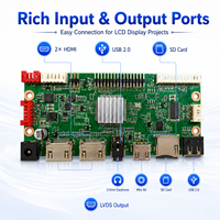 Universal 15.6 14.1 inci LVDS LCD papan Driver 1280x800 VGA Input 30 Pin untuk industri layar TFT Tampilan Monitor