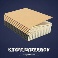 Cahier promotionnel papier Kraft brun couverture rigide reliure thermique B5 cahier d'exercice 36 feuilles pour étudiants fournitures de bureau