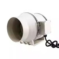 HF150 Extracteur d'air de salle de bain Ventilateur d'extraction Silencieux Ventilation d'air en ligne Ventilateur monté sur conduit