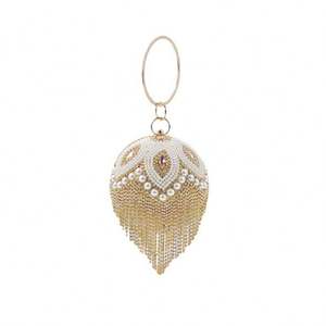 Borse Clutch Fatte a Mano con Diamanti, Borsetta con Cristalli a Forma di Animale per Donne, Borsa da Sera con Strass per Feste e Balli - Product Image 2