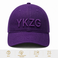 Casquette de baseball personnalisée avec logo brodé 3D, vert olive, coton délavé, 6 panneaux, style Dad Hat, visière incurvée, luxe, mode urbaine, respirante
