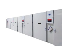 Incubateur à œufs SUNTON de grande capacité, capacité de 19200 à 57600 œufs, retournement automatique, taux d'éclosion de 98% pour autruche, canard, poulet