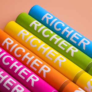 Tubes en papier kraft imprimés avec logo personnalisé pour cônes, emballage biodégradable, écologique et recyclable - Product Image 1