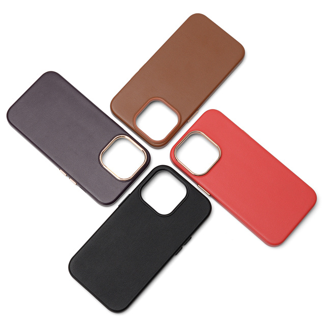 Luxury Leather Case Leather Phone Case for Iphone 16 for Iphone 15 14 Real Leather Phone Cover for Iphone 16 Pro Max Phone Case