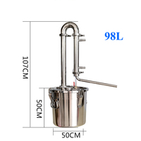 Équipement de distillerie EJIN pour hydrosol, huile essentielle, alcool, whisky, rhum, gin, vodka, brandy, spiritueux, liqueur, en acier inoxydable 304