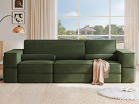 Sofá Cama Convertible Extensible y Compacto, Moderno y Contemporáneo 2026, Sin Ensamblaje, para Dormitorio, Apartamento, Sala de Estar