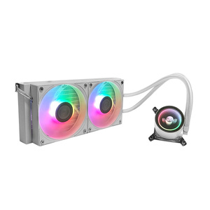UPSIREN Poseidon Mirror 240 ARGB All-in-One 1.8W Water Cooling Radiator Unlimited Lighting Effects Compatible <b>Computer</b> Case - Product Image 1