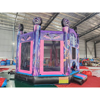 Château gonflable commercial K-POP Demon Hunters pour l'extérieur, idéal pour les fêtes et la location, pour enfants