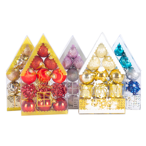 Chất Lượng Cao Tùy Chỉnh Hỗn Hợp Vừa Nhựa Bọt Thông Nón 5Cm Cây Giáng Sinh Treo Bóng Túi Quà Tặng Giáng Sinh Trang Trí - Product Image 6