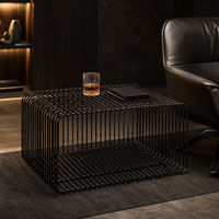 Table d'appoint ronde moderne avec cadre en métal doré et plateau en bois, marbre, bambou ou résine, table basse pour salon, OEM ODM