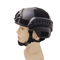 Casque de protection de combat tactique MICH 2000 avec rail latéral Monture NVG Casque rapide de tir au paintball extérieur